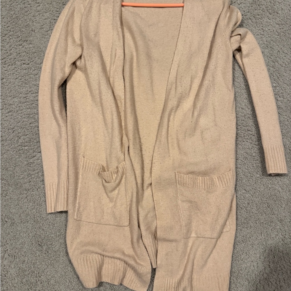a new day Women's light pink Open-Front Cardigan